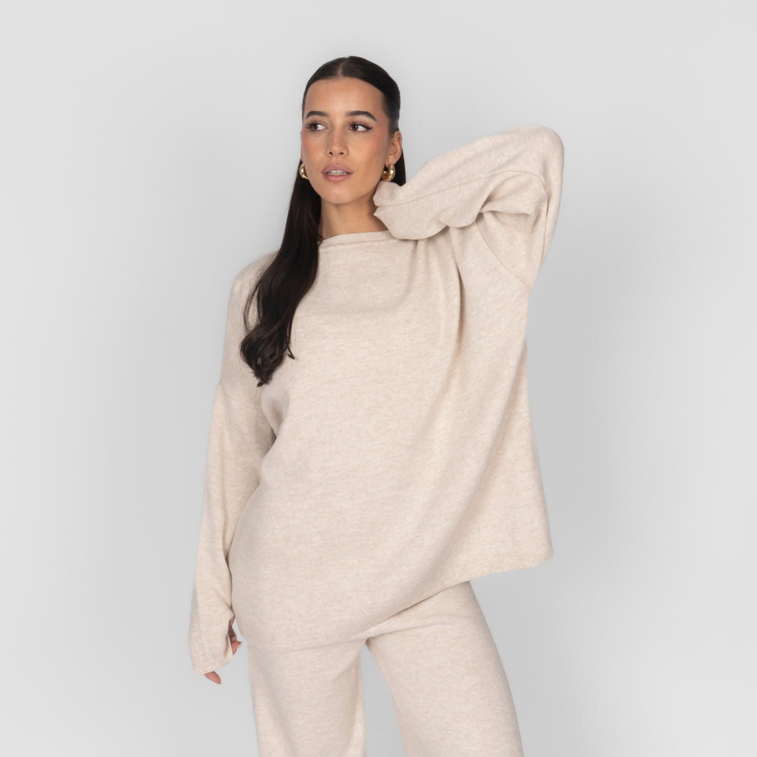 Mónica | Conjunto de top y pantalón de punto