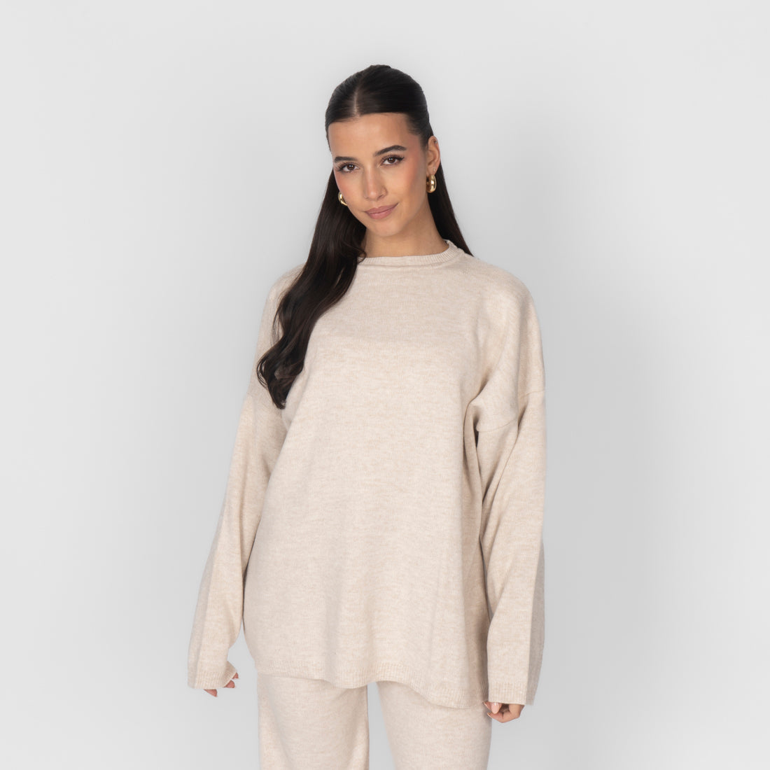 Mónica | Conjunto de top y pantalón de punto