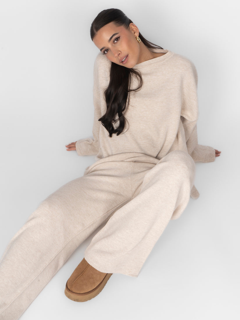 Bárbara | Pantalón de punto con cintura elástica