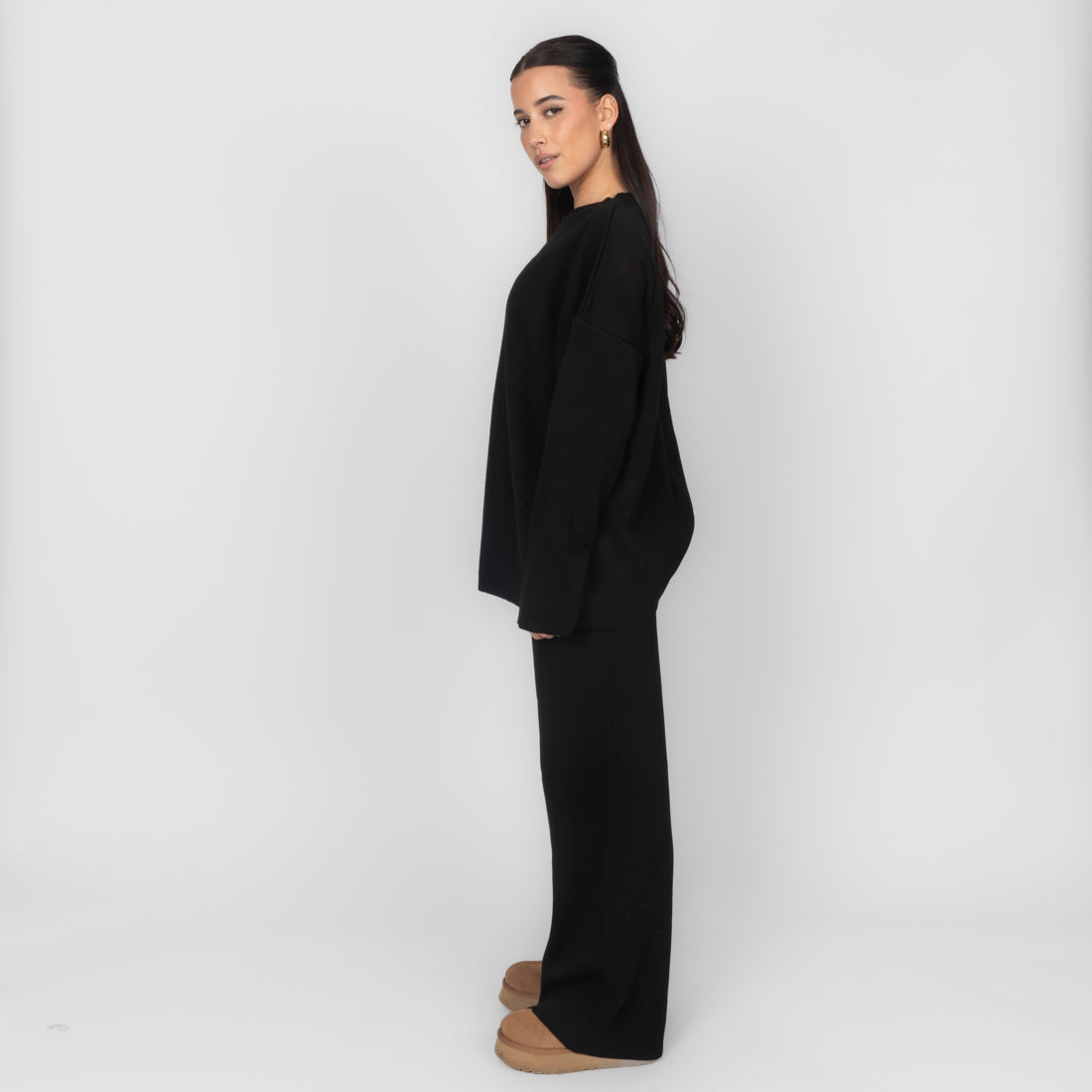 Mónica | Conjunto de top y pantalón de punto