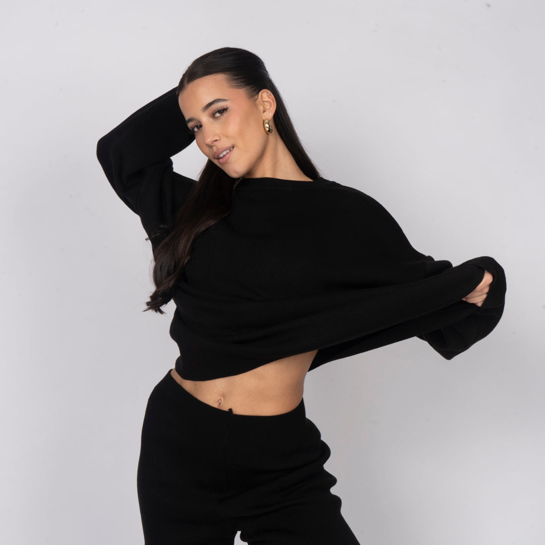 Bárbara | Pantalón de punto con cintura elástica