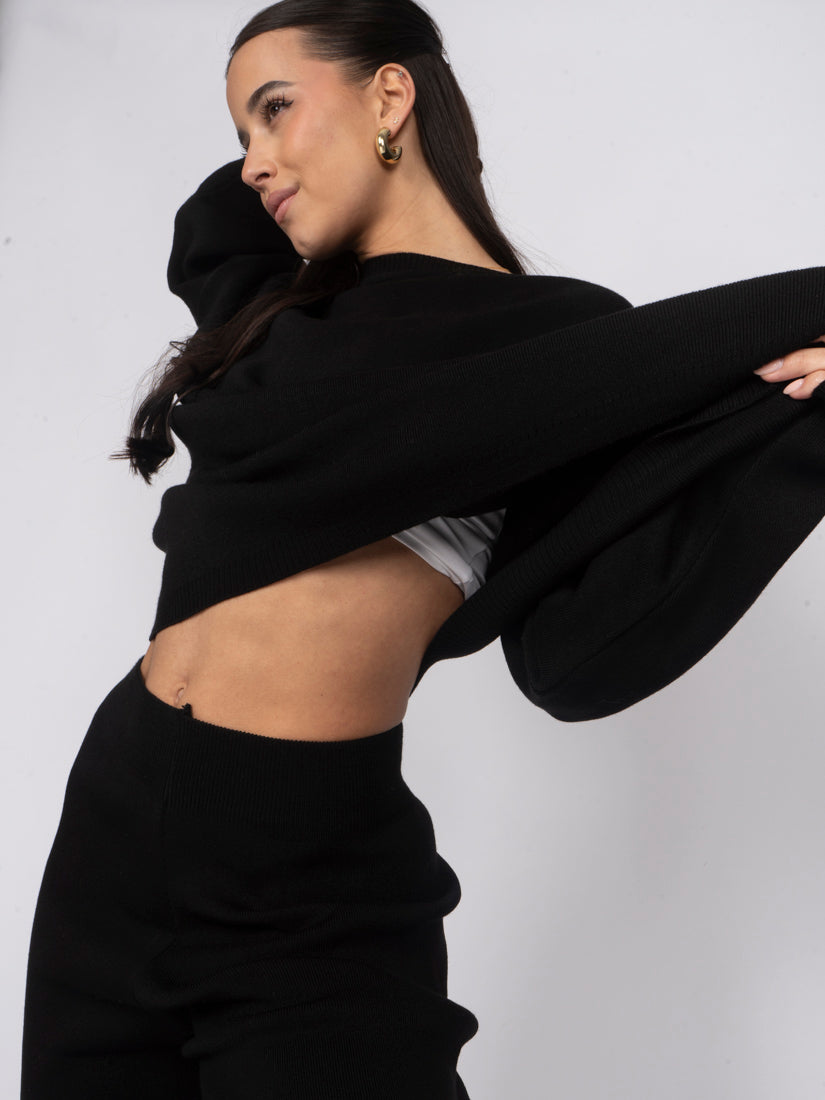 Mónica | Conjunto de top y pantalón de punto
