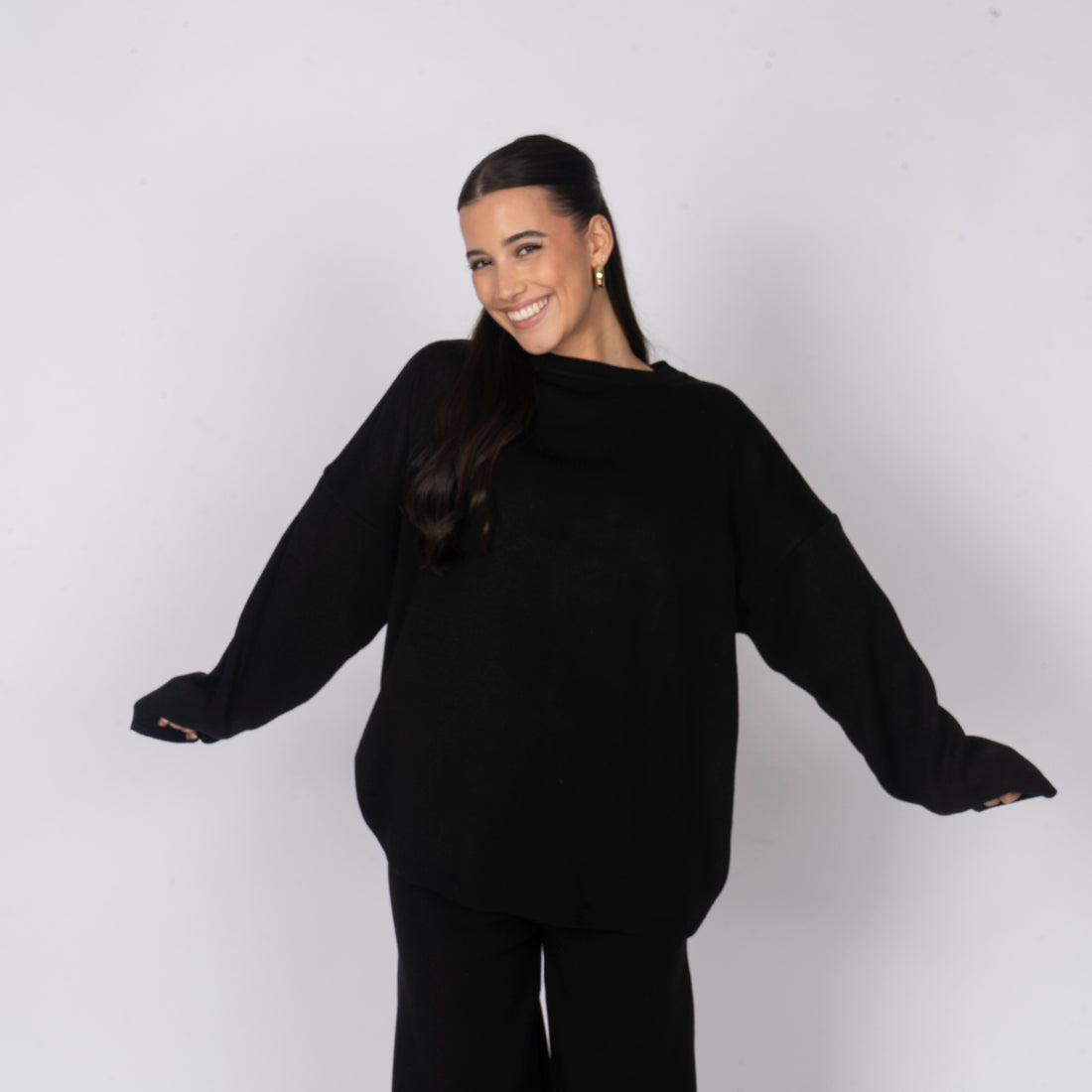 Mónica | Conjunto de top y pantalón de punto