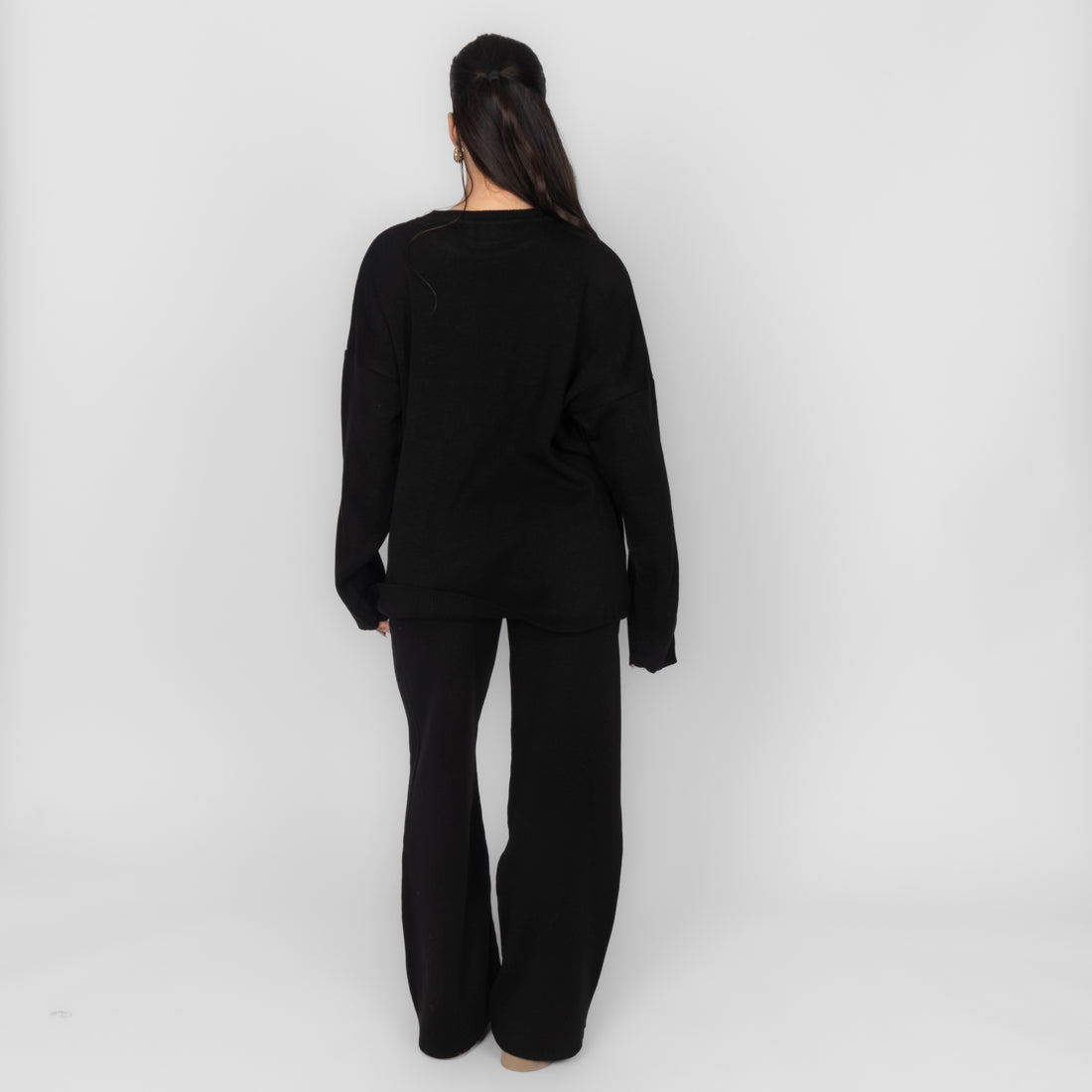 Mónica | Conjunto de top y pantalón de punto