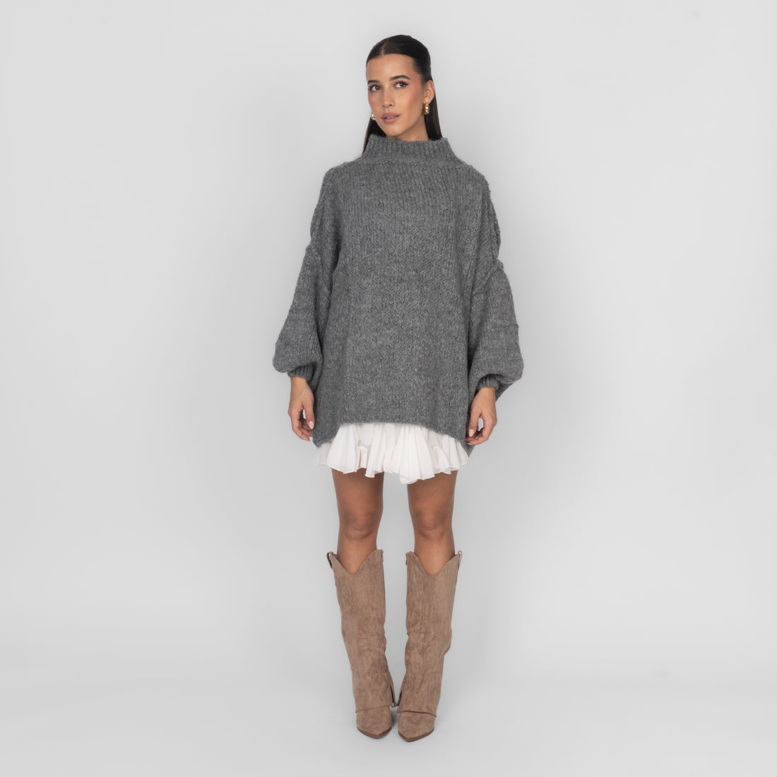 Úrsula | Jersey oversize de cuello alto