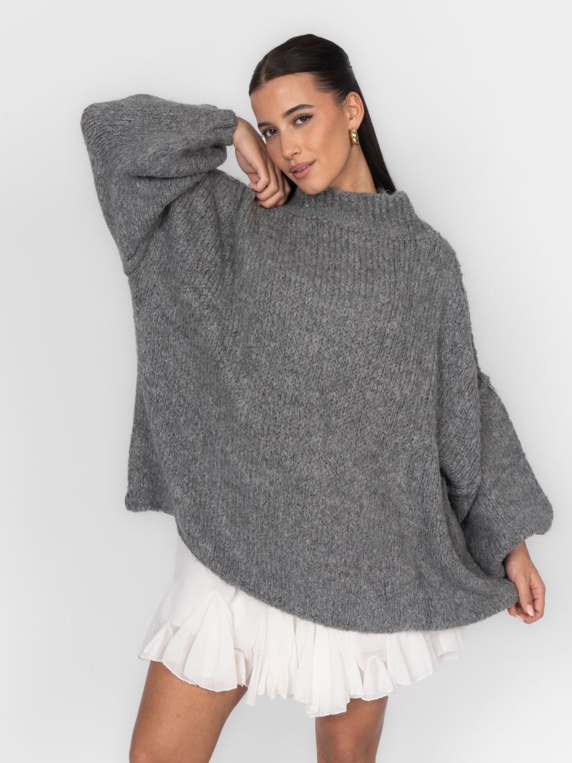 Úrsula | Jersey oversize de cuello alto