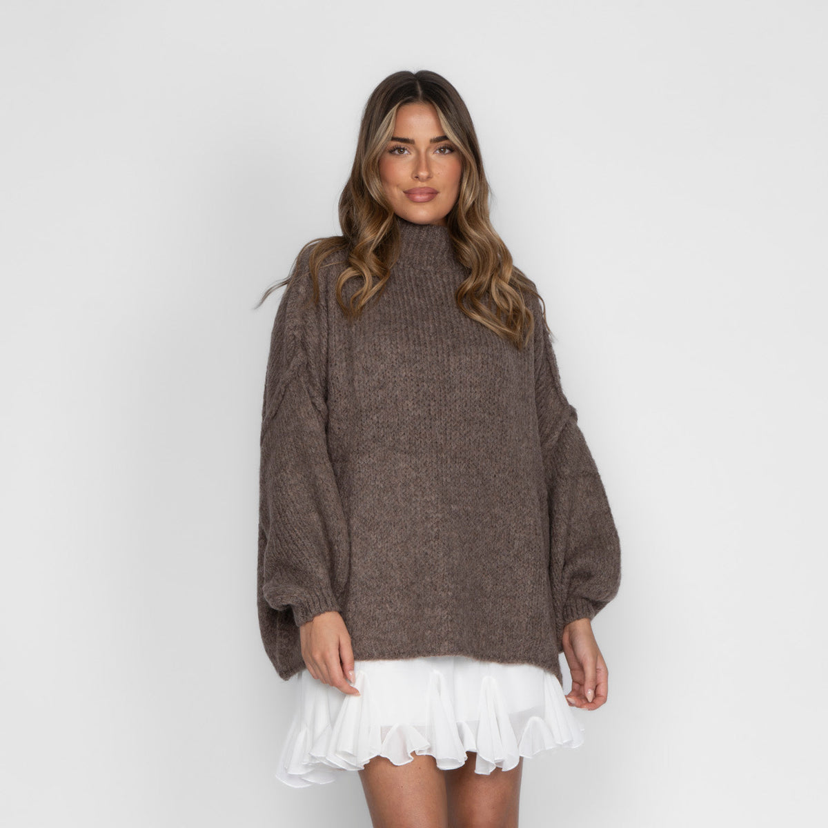 Úrsula | Jersey oversize de cuello alto