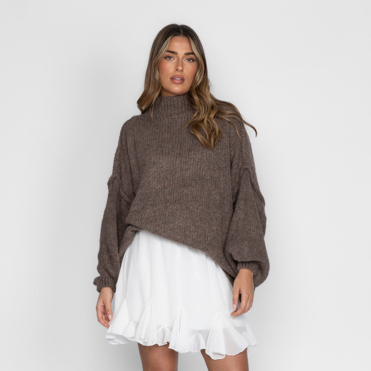 Úrsula | Jersey oversize de cuello alto
