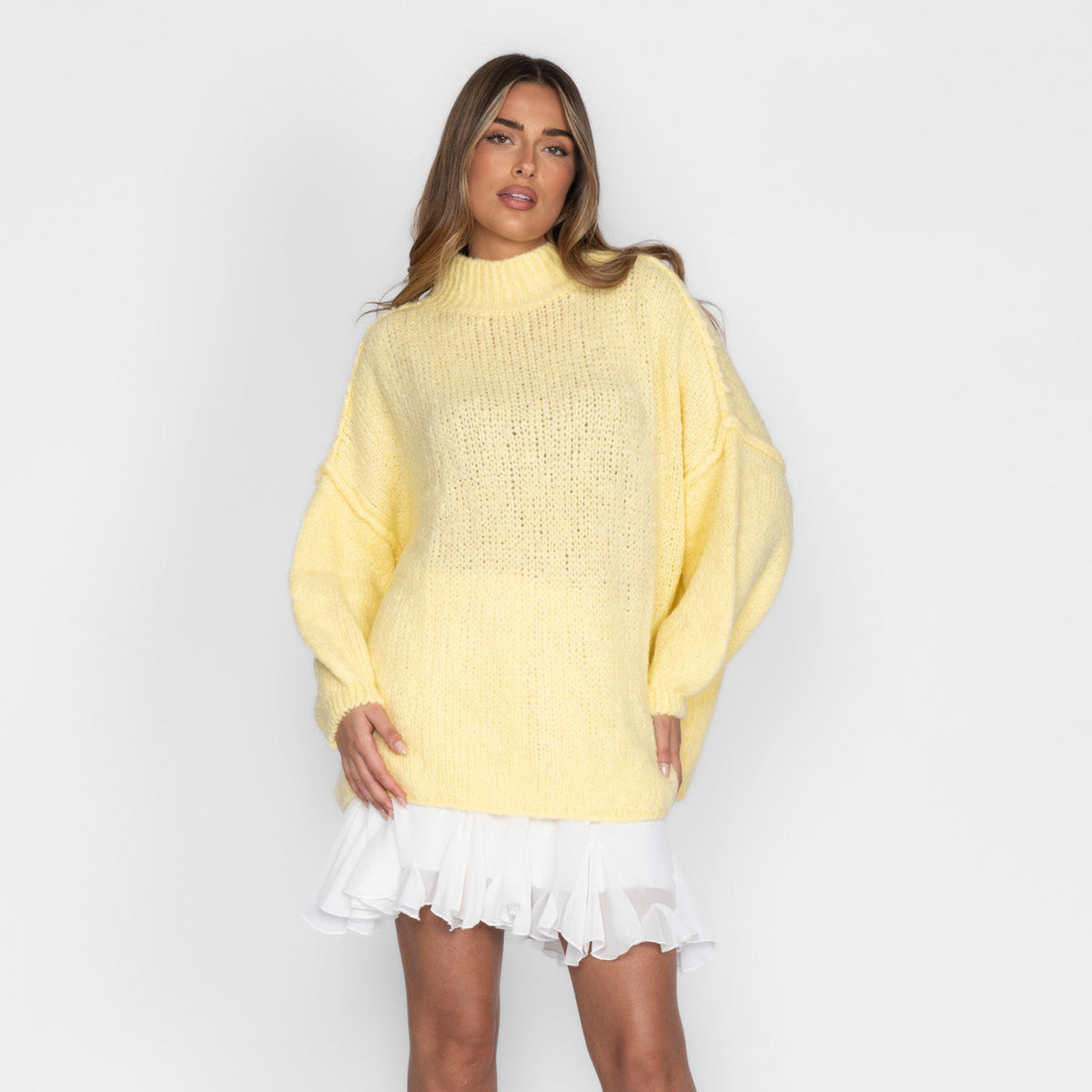 Úrsula | Jersey oversize de cuello alto