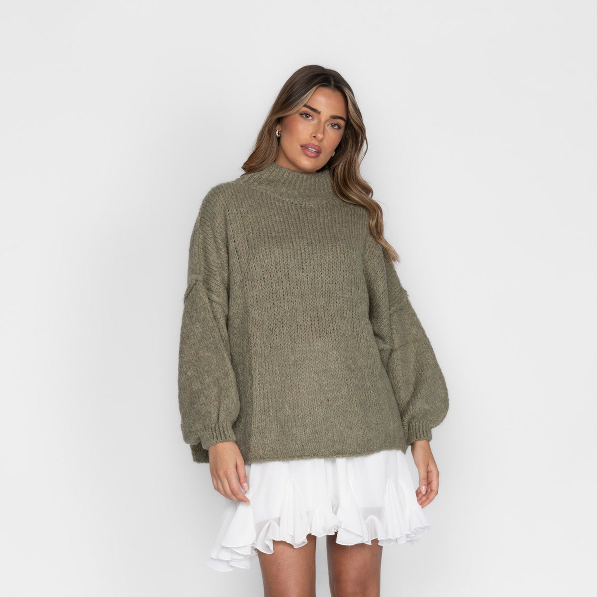 Úrsula | Jersey oversize de cuello alto