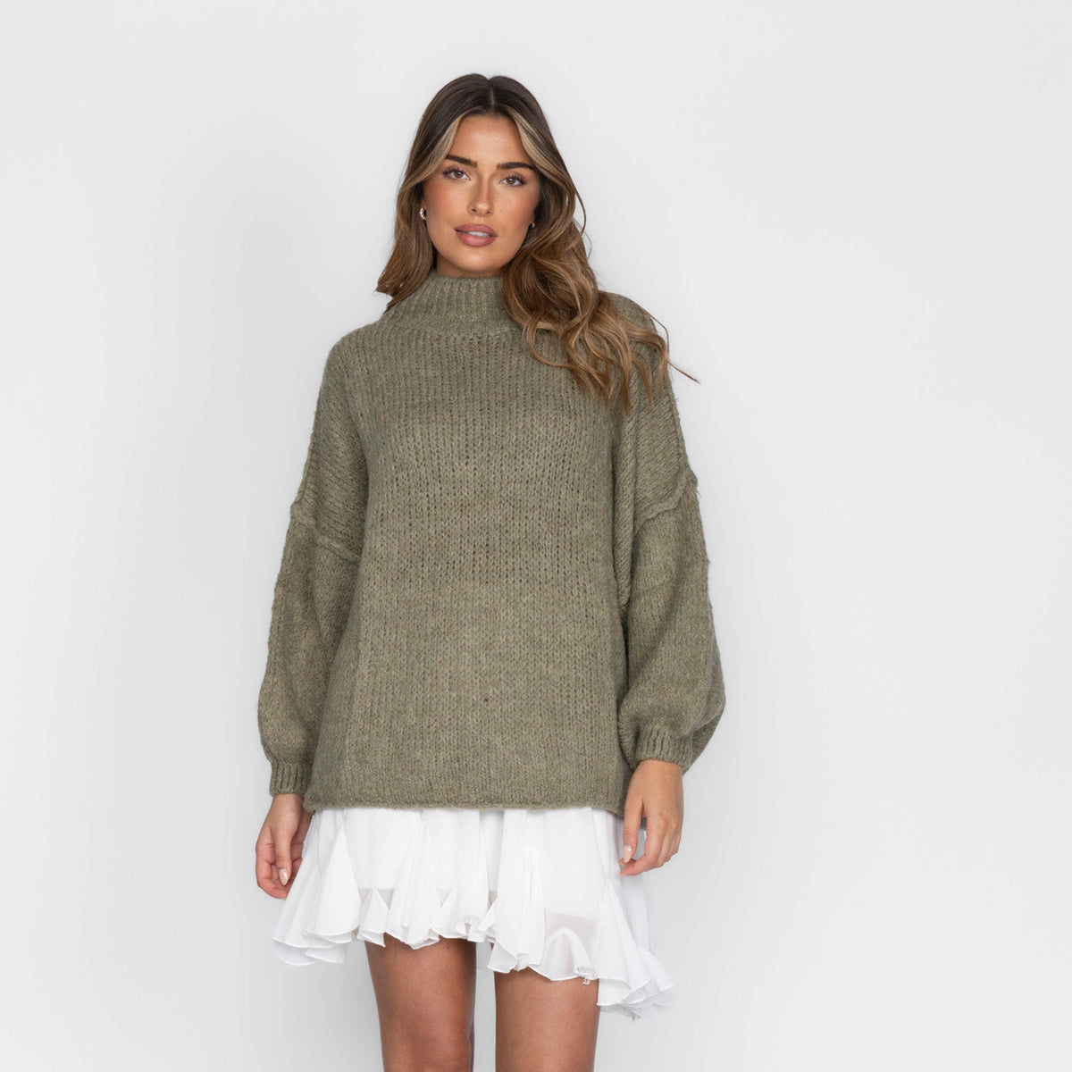 Úrsula | Jersey oversize de cuello alto