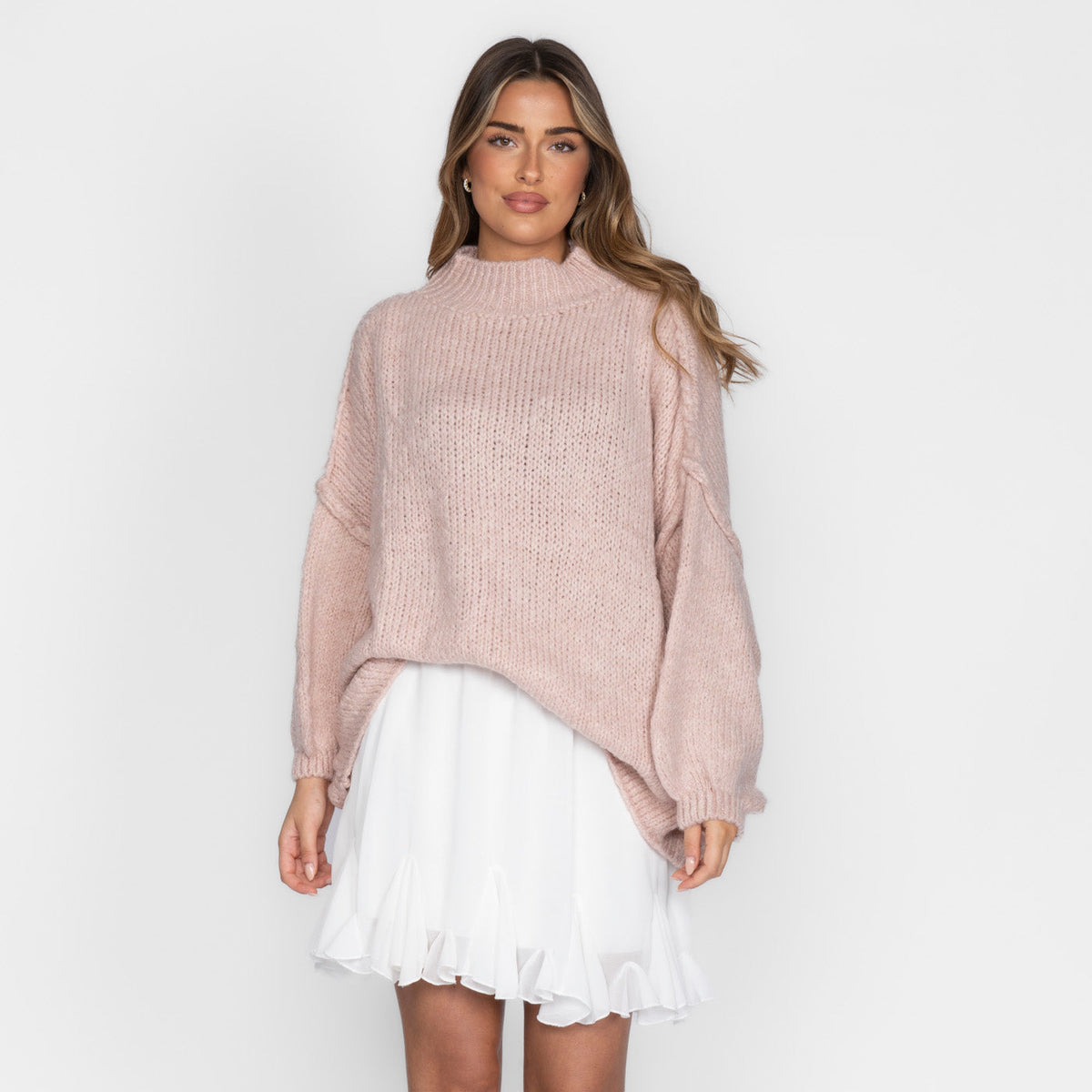 Úrsula | Jersey oversize de cuello alto