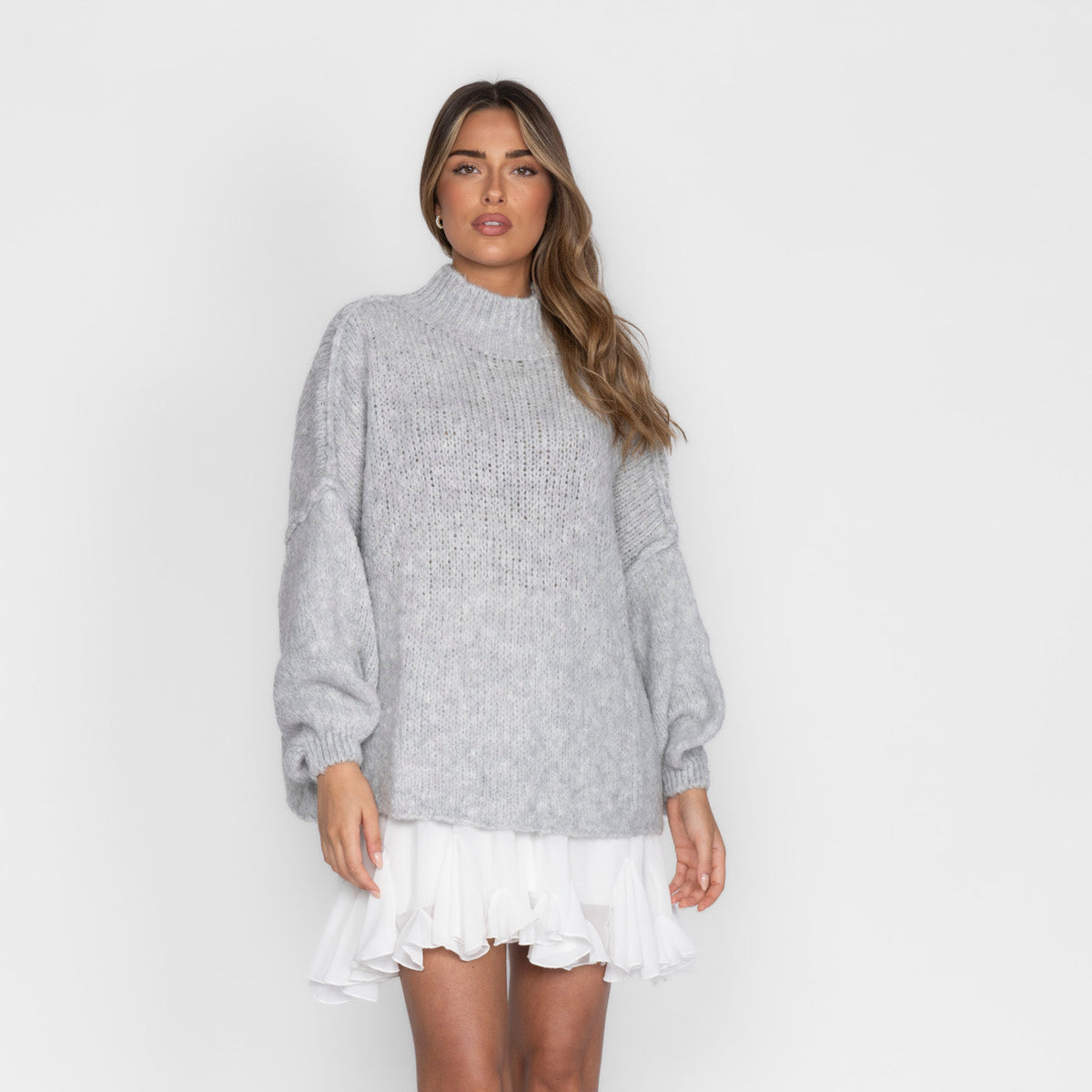Úrsula | Jersey oversize de cuello alto