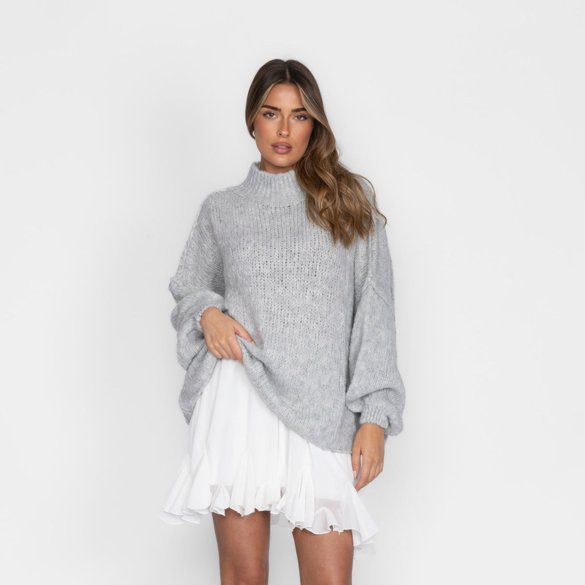 Úrsula | Jersey oversize de cuello alto
