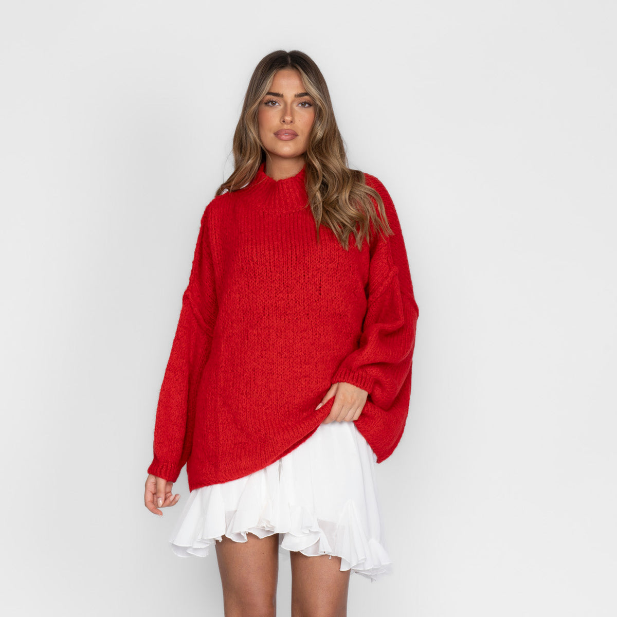 Úrsula | Jersey oversize de cuello alto
