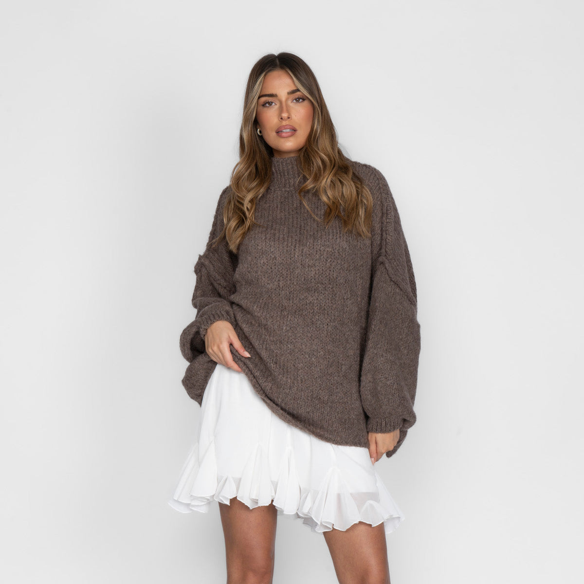 Úrsula | Jersey oversize de cuello alto