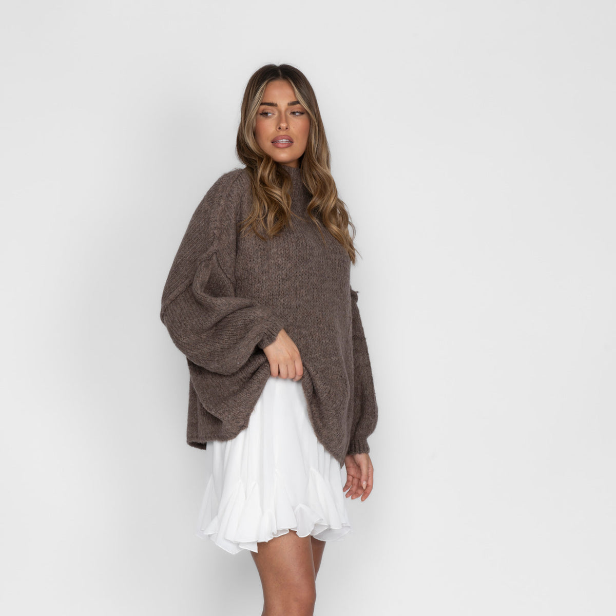 Úrsula | Jersey oversize de cuello alto
