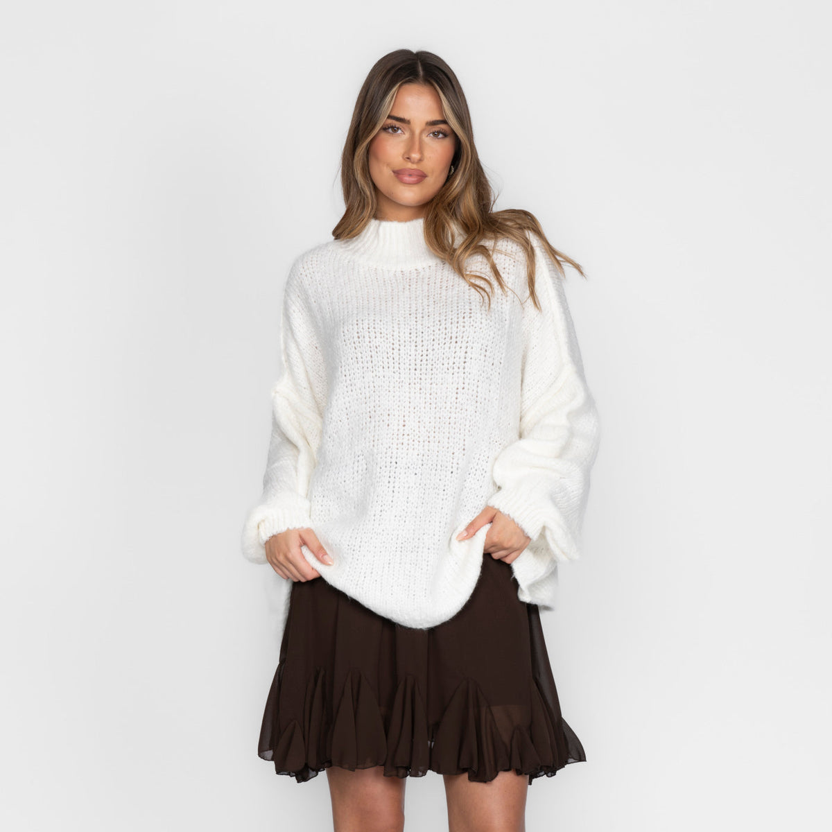 Úrsula | Jersey oversize de cuello alto
