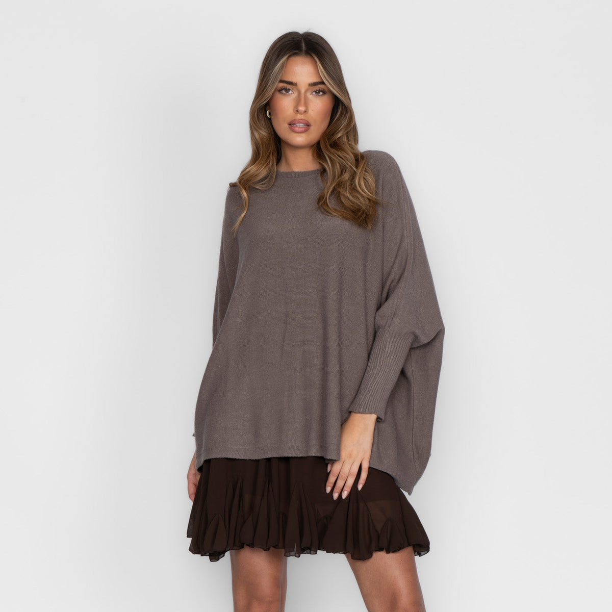 Rafaela | Jersey oversize de hombros caídos
