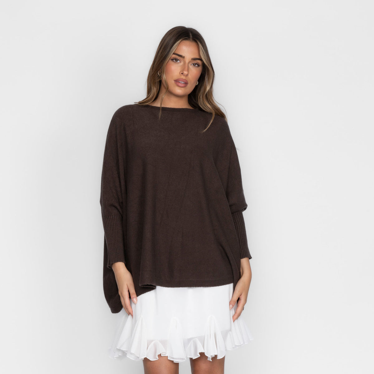 Rafaela | Jersey oversize de hombros caídos
