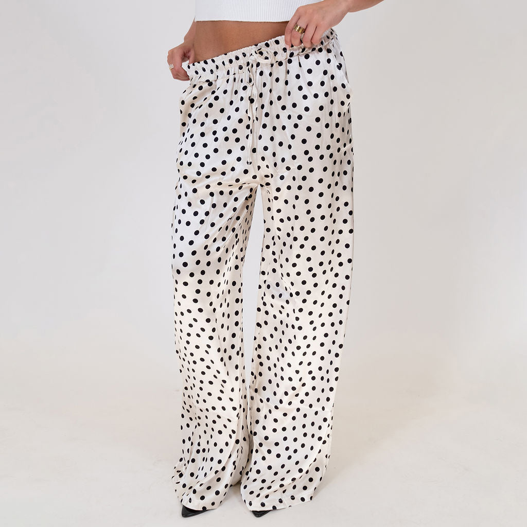 Aroa | Pantalón satinado ancho