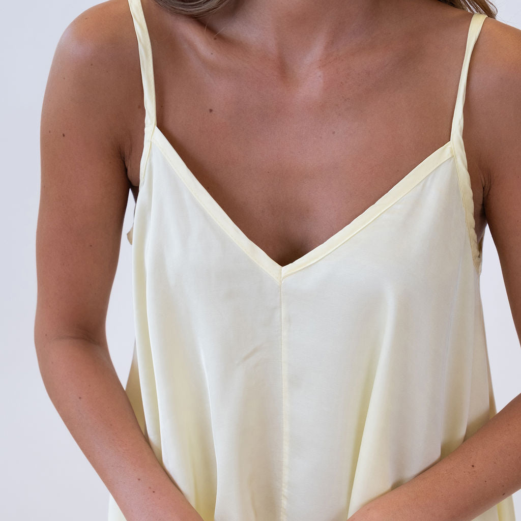 Clara | Top satinado