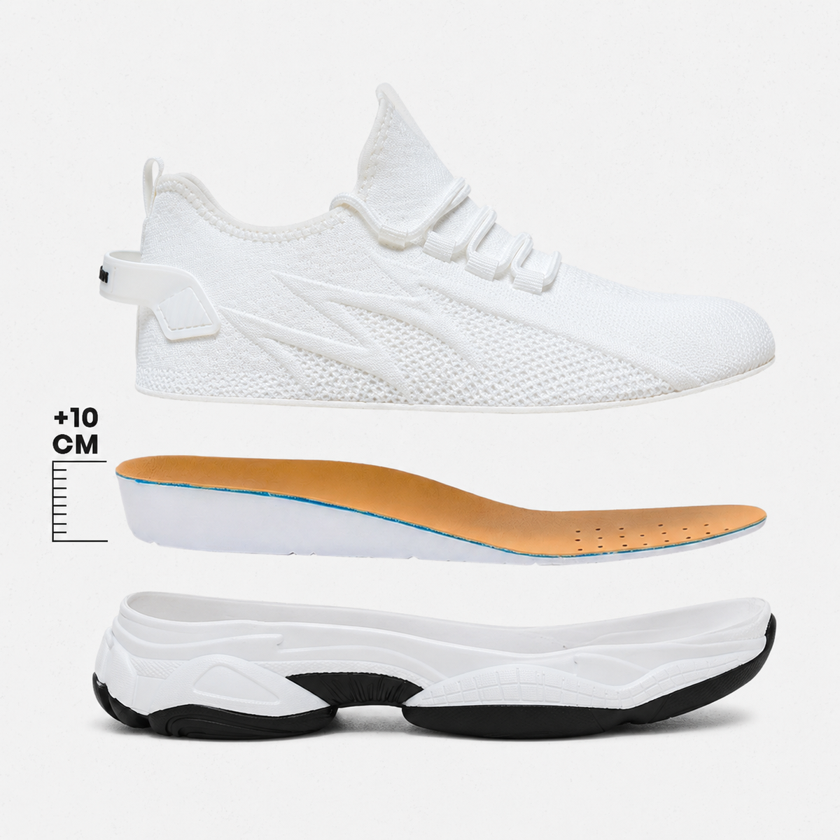 Zapatillas deportivas con elevación