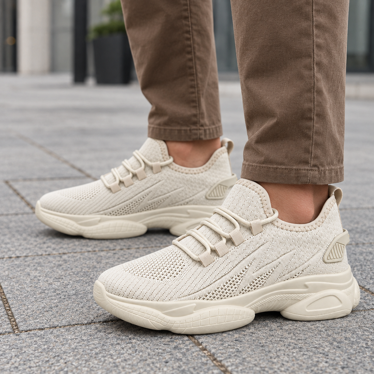 Zapatillas deportivas con elevación