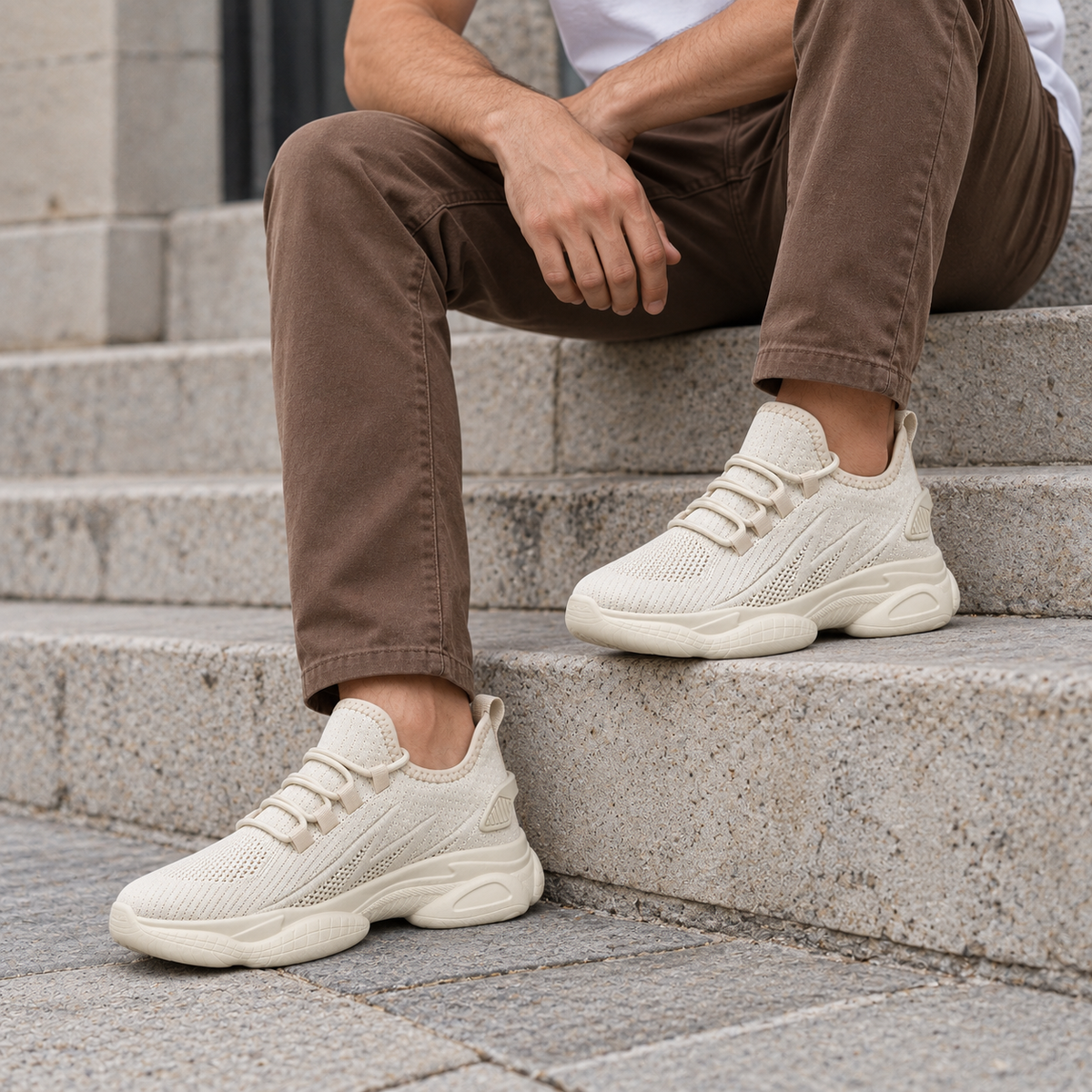 Zapatillas deportivas con elevación