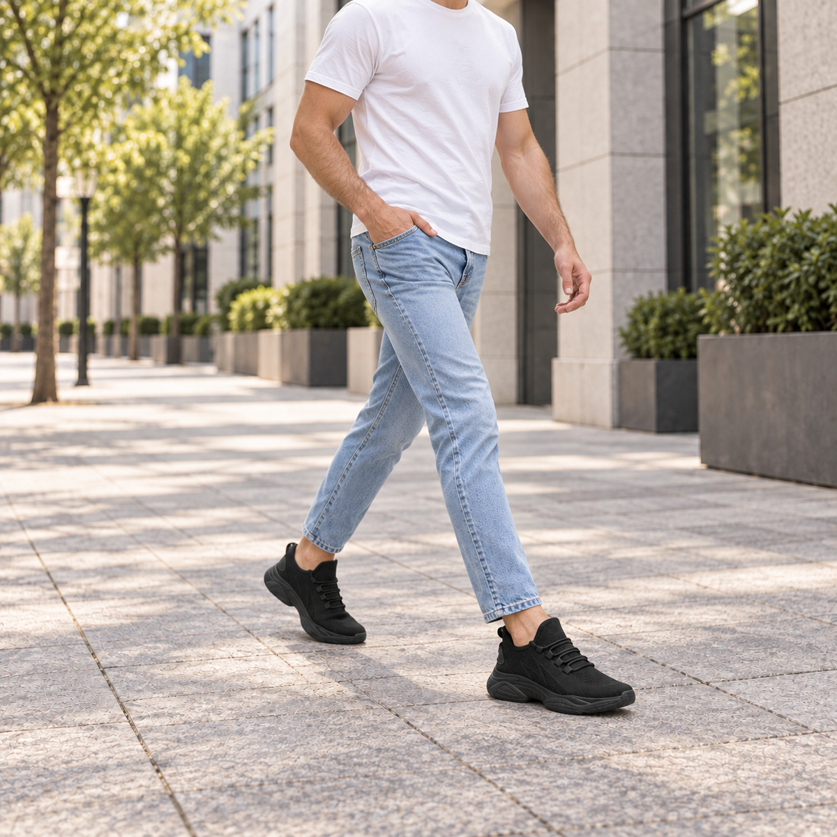 Zapatillas deportivas con elevación