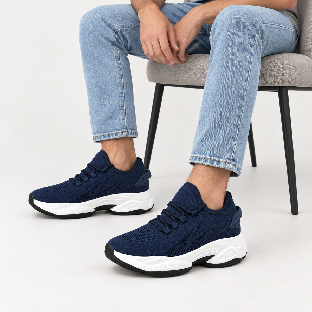 Zapatillas deportivas con elevación