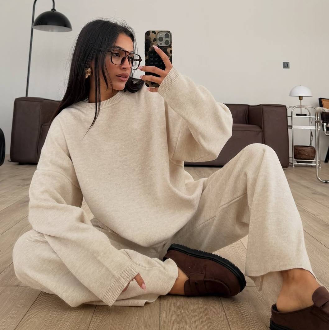 Bárbara | Pantalón de punto con cintura elástica