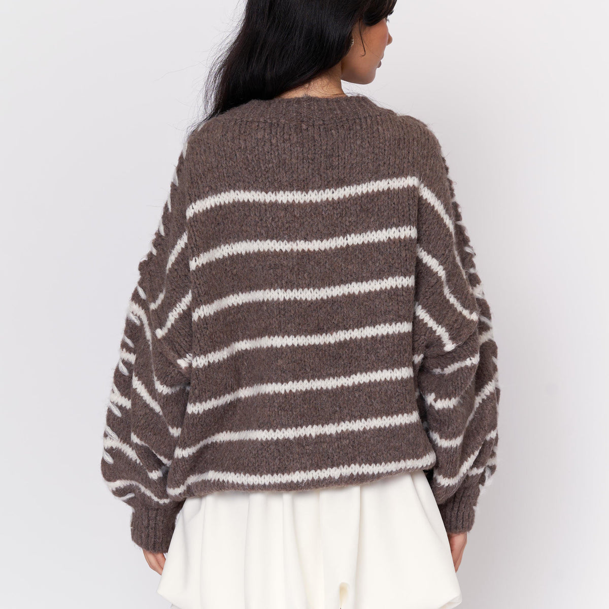Coral | Jersey oversize de rayas marineras