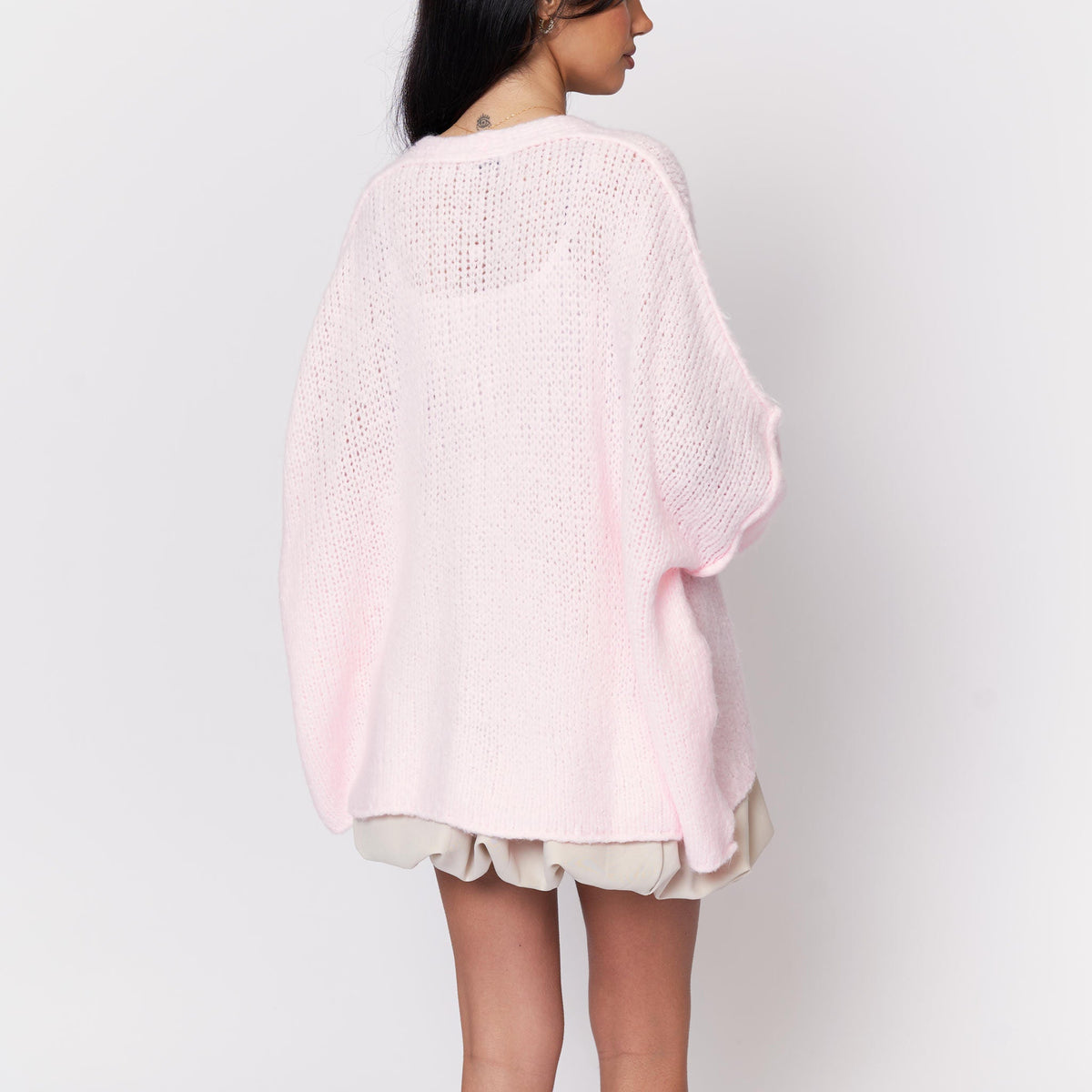 Tamara | Cárdigan oversize con escote en V y botones