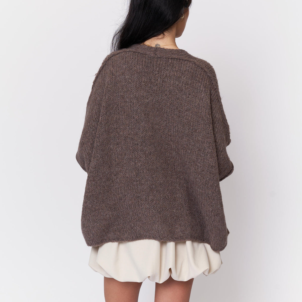 Tamara | Cárdigan oversize con escote en V y botones