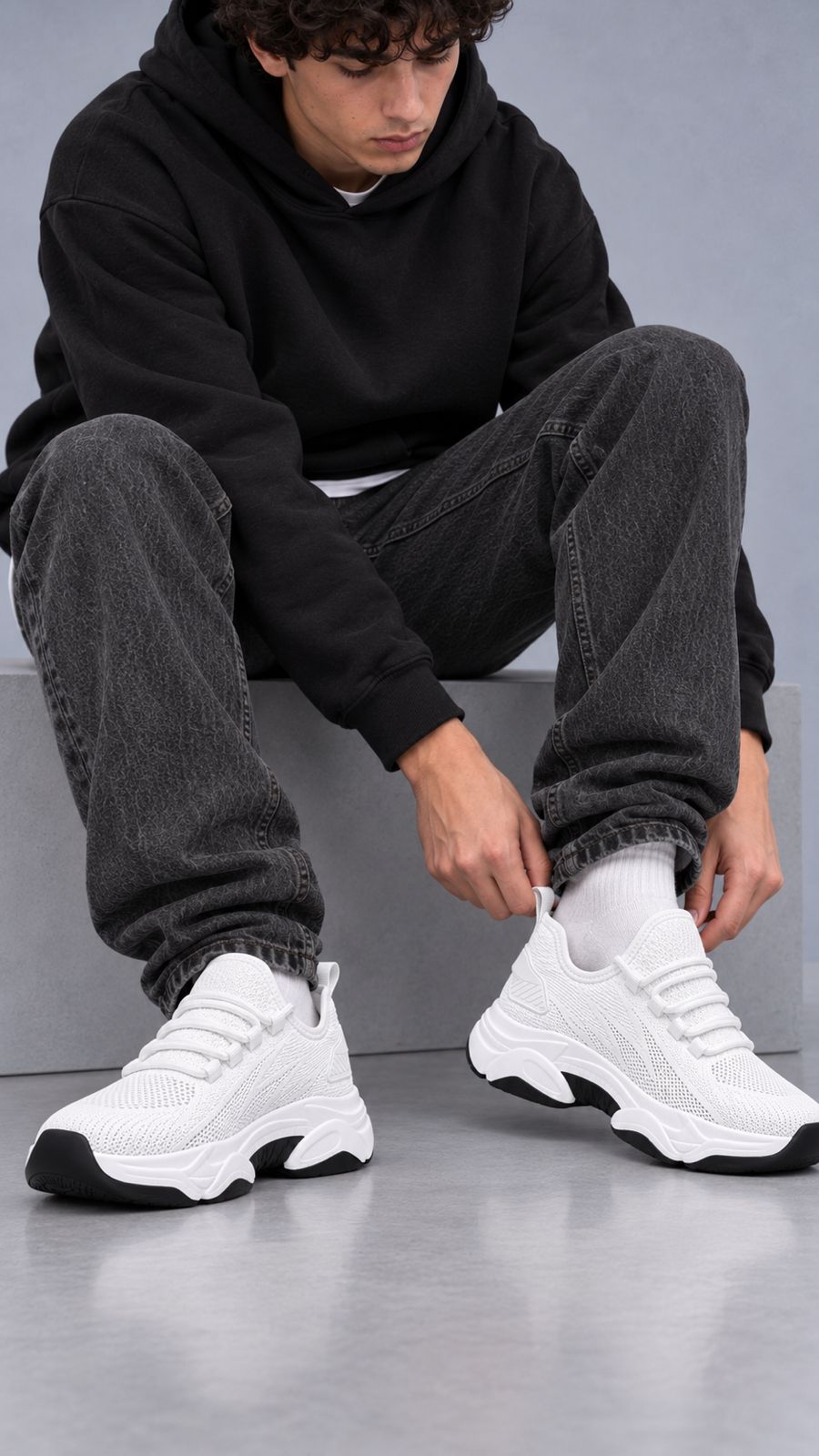 Zapatillas deportivas con elevación