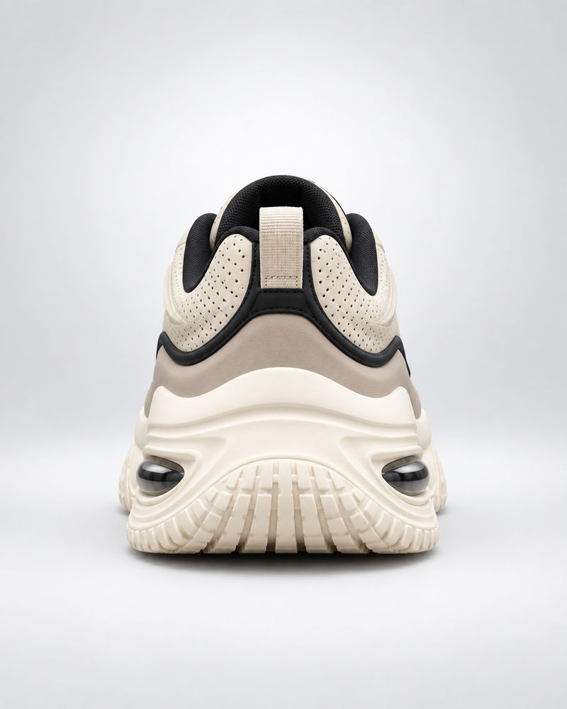 Airwave Street Sneakers crema - vista trasera [vrs-color:crema]