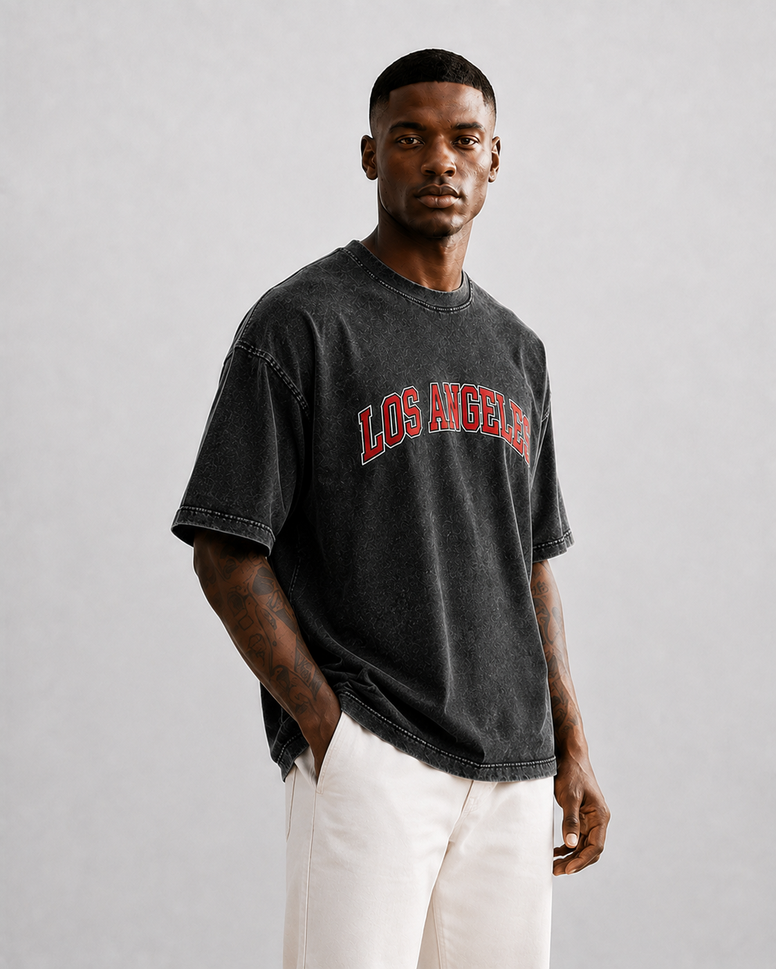 Los Ángeles | Camiseta efecto lavado