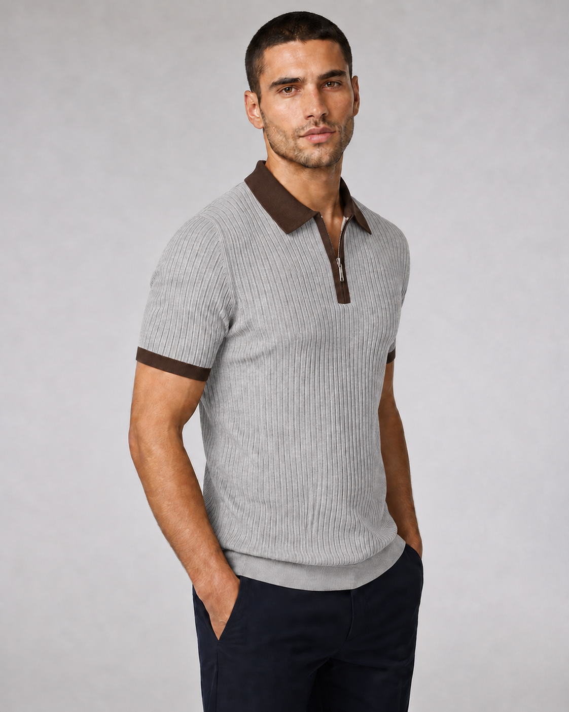 Rodolfo | Polo con cremallera