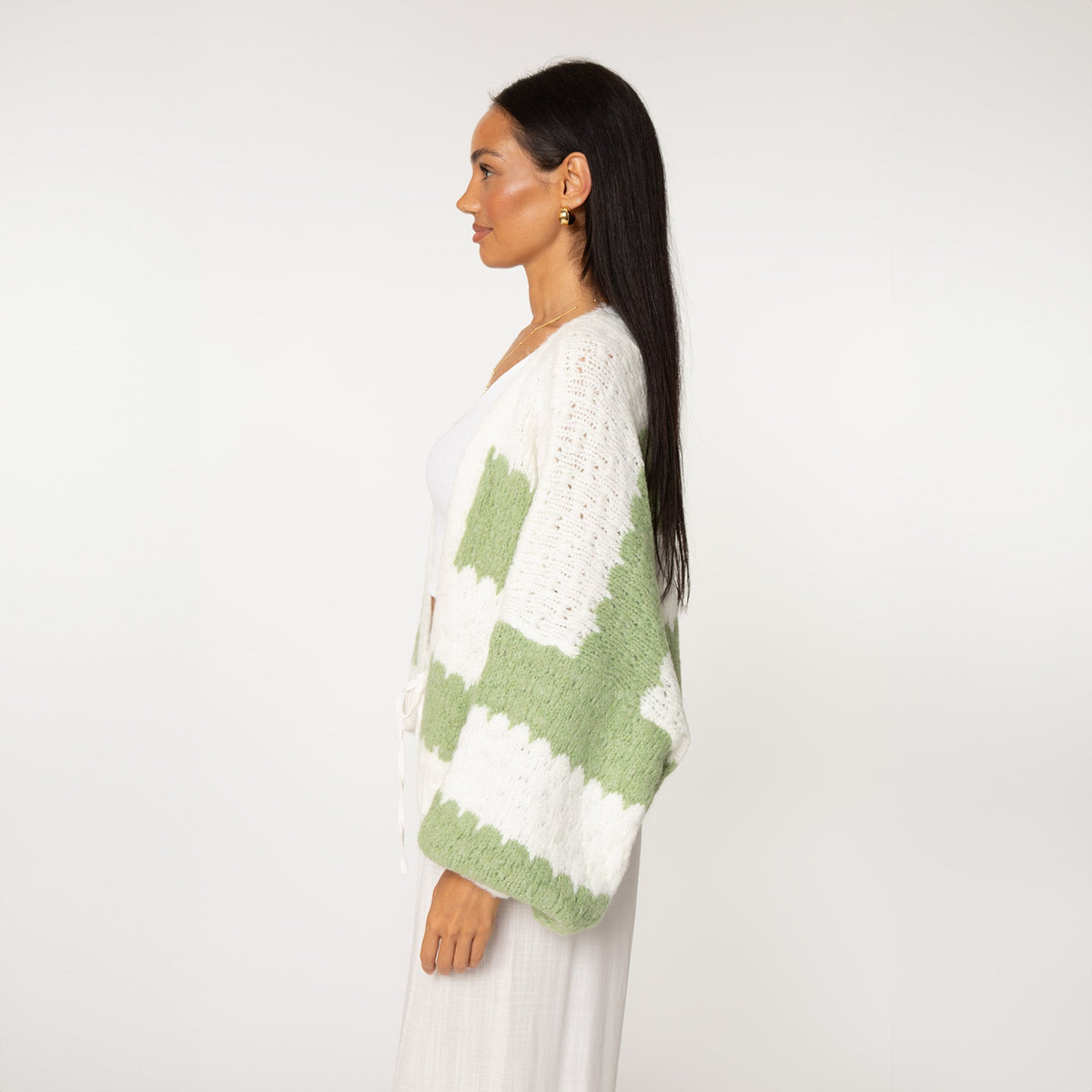 Carmen | Cárdigan oversize de rayas anchas