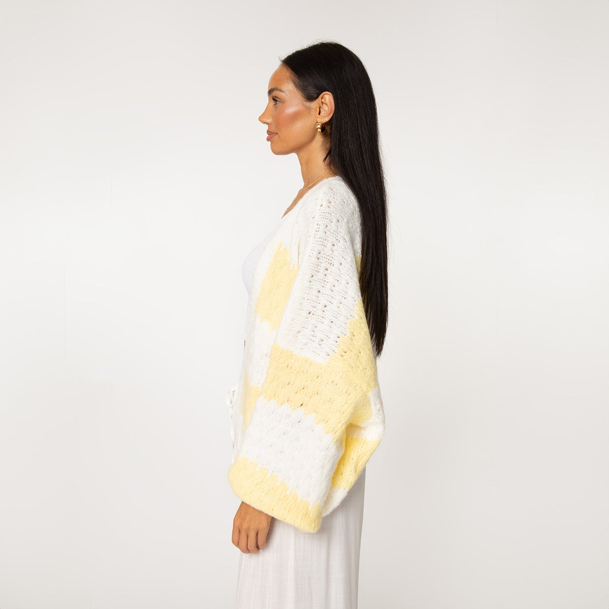 Carmen | Cárdigan oversize de rayas anchas