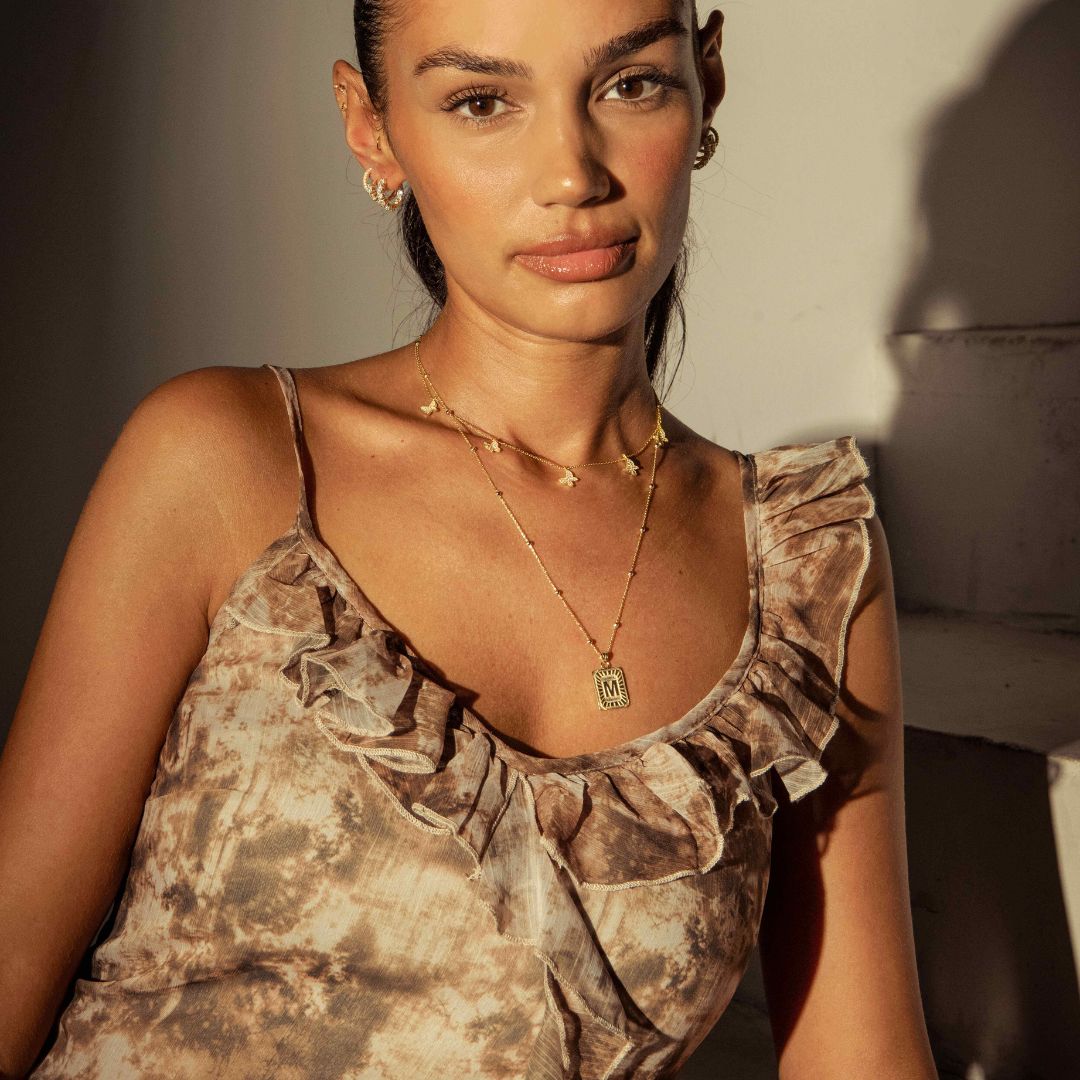 Berenice | Collar con colgantes de mariposa