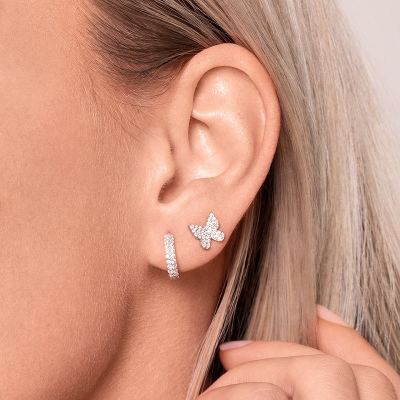 Gemma | Pendientes mariposa de pedrería