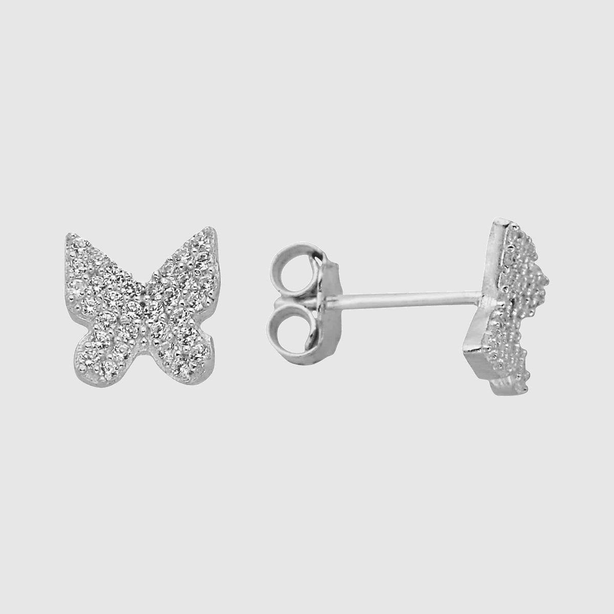 Gemma | Pendientes mariposa de pedrería