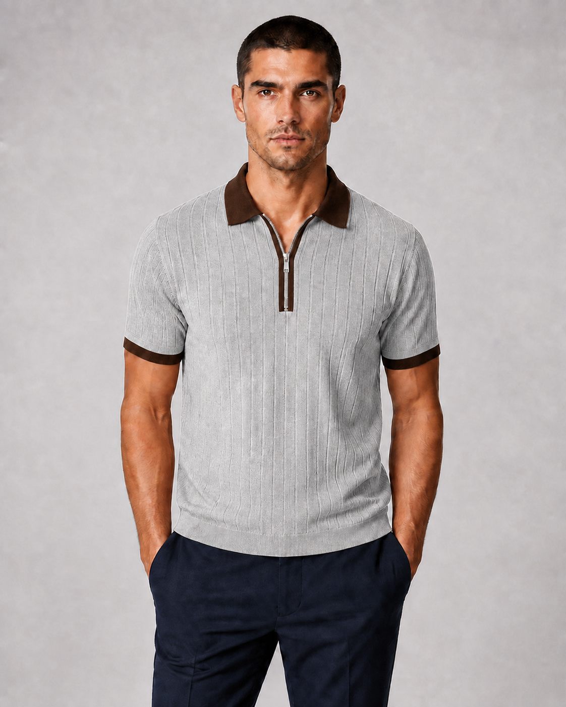 Rodolfo | Polo con cremallera