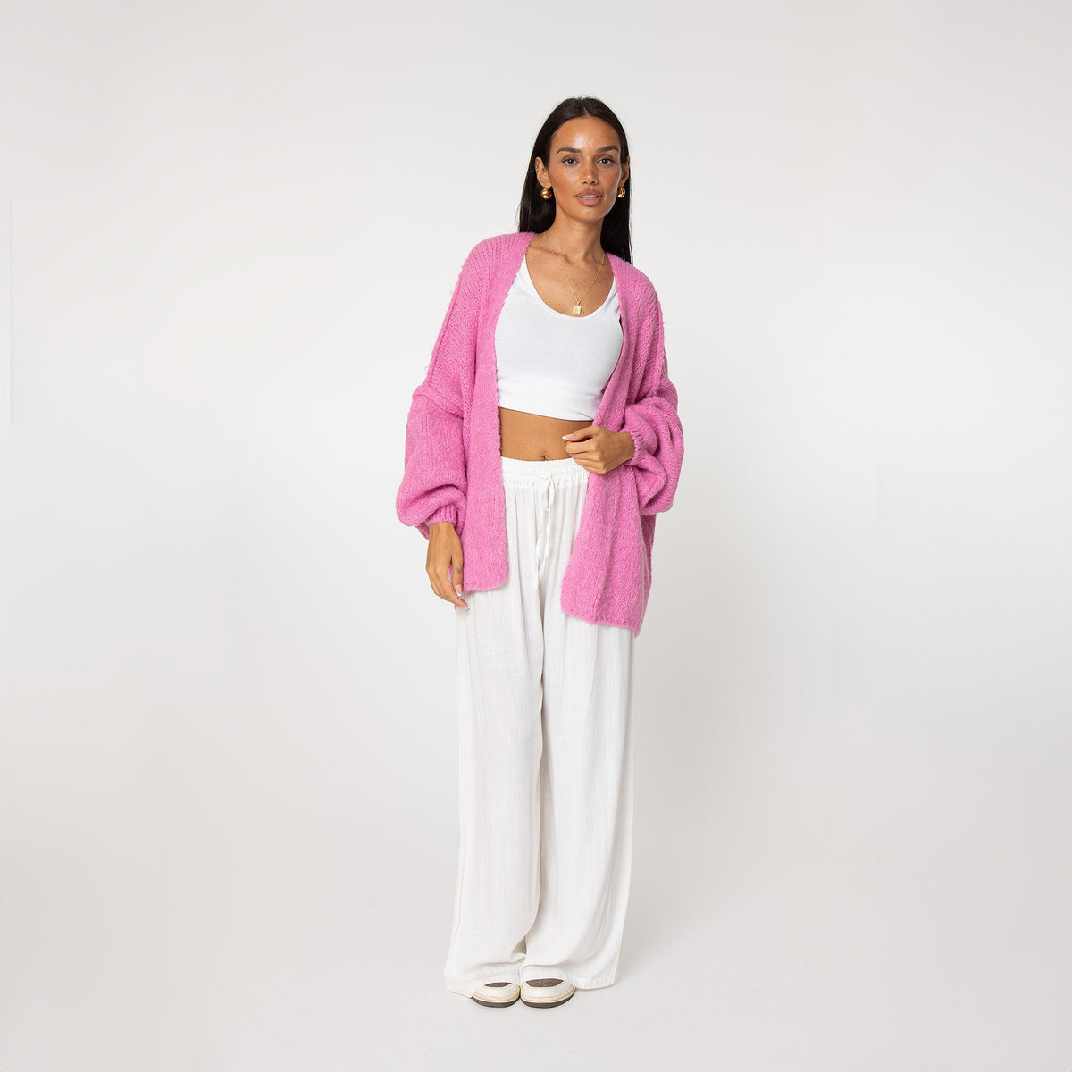 Clarisa | Cárdigan oversize abierto