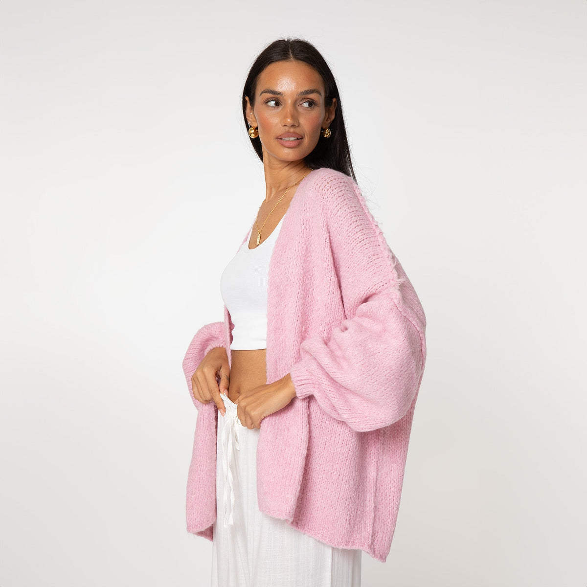 Clarisa | Cárdigan oversize abierto