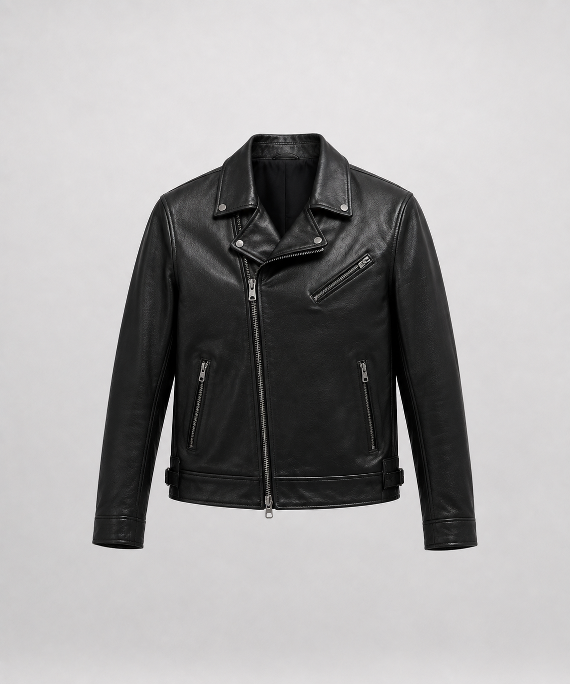 Cazadora Biker de Piel, vista frontal de producto