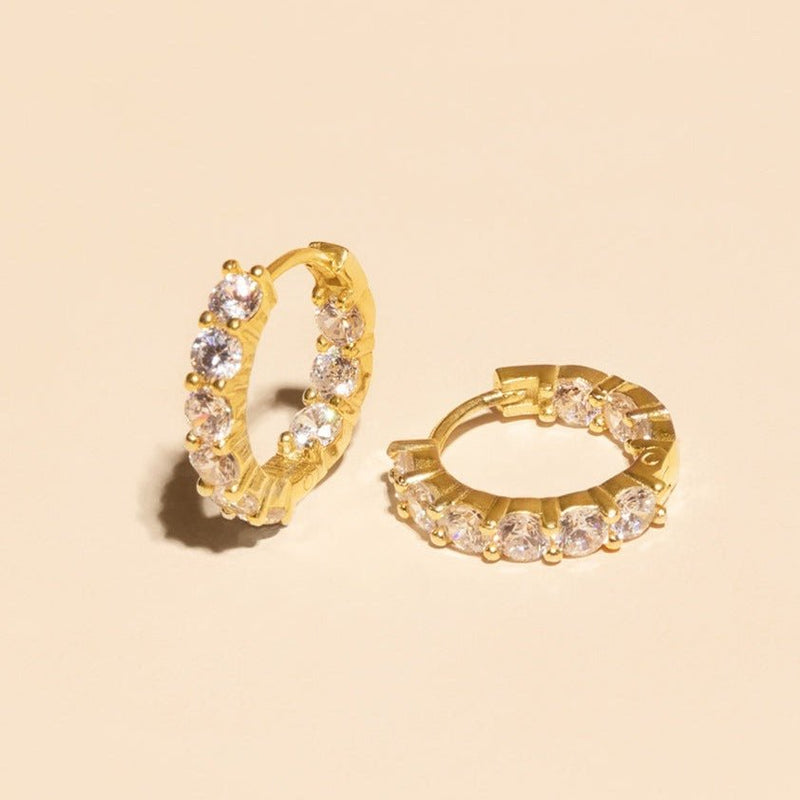 Concha | Aros medianos de piedras redondas