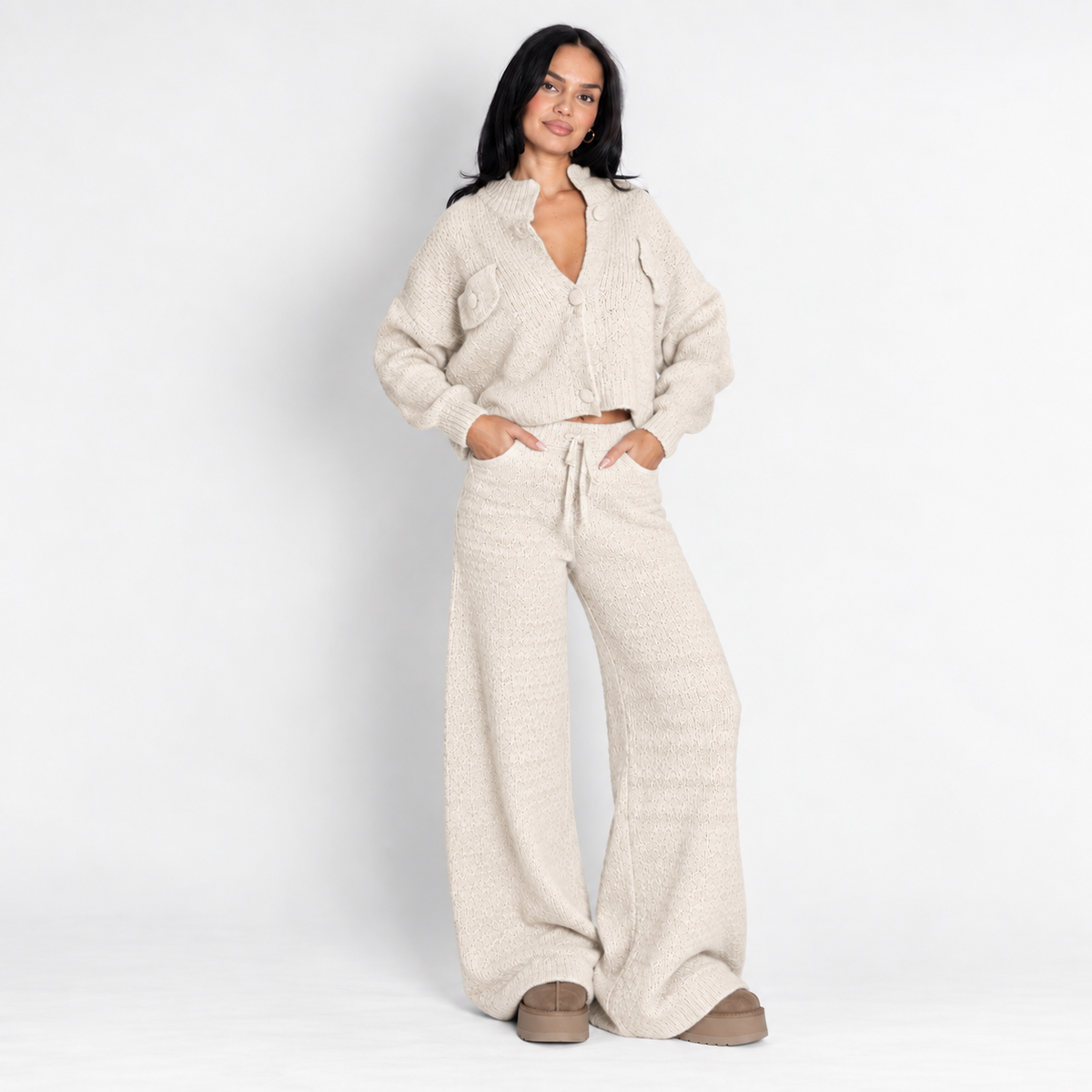 Noa | Pantalón ancho de punto